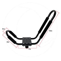 LT Sport heavy-duty metal-tube rack supports kayaks up to 75 pounds.