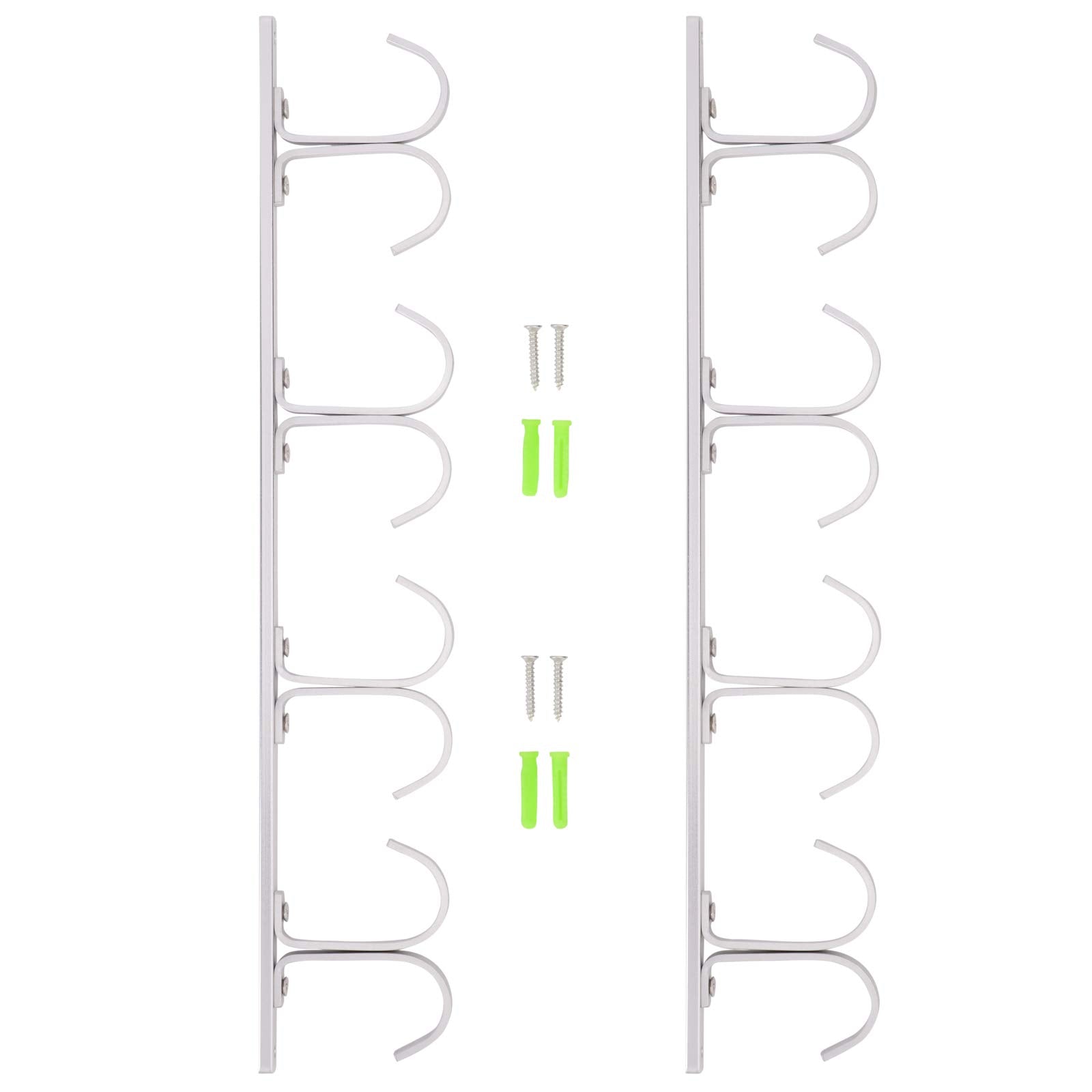 Lucausd 8-rod ceiling fishing rod rack mounted to ceiling