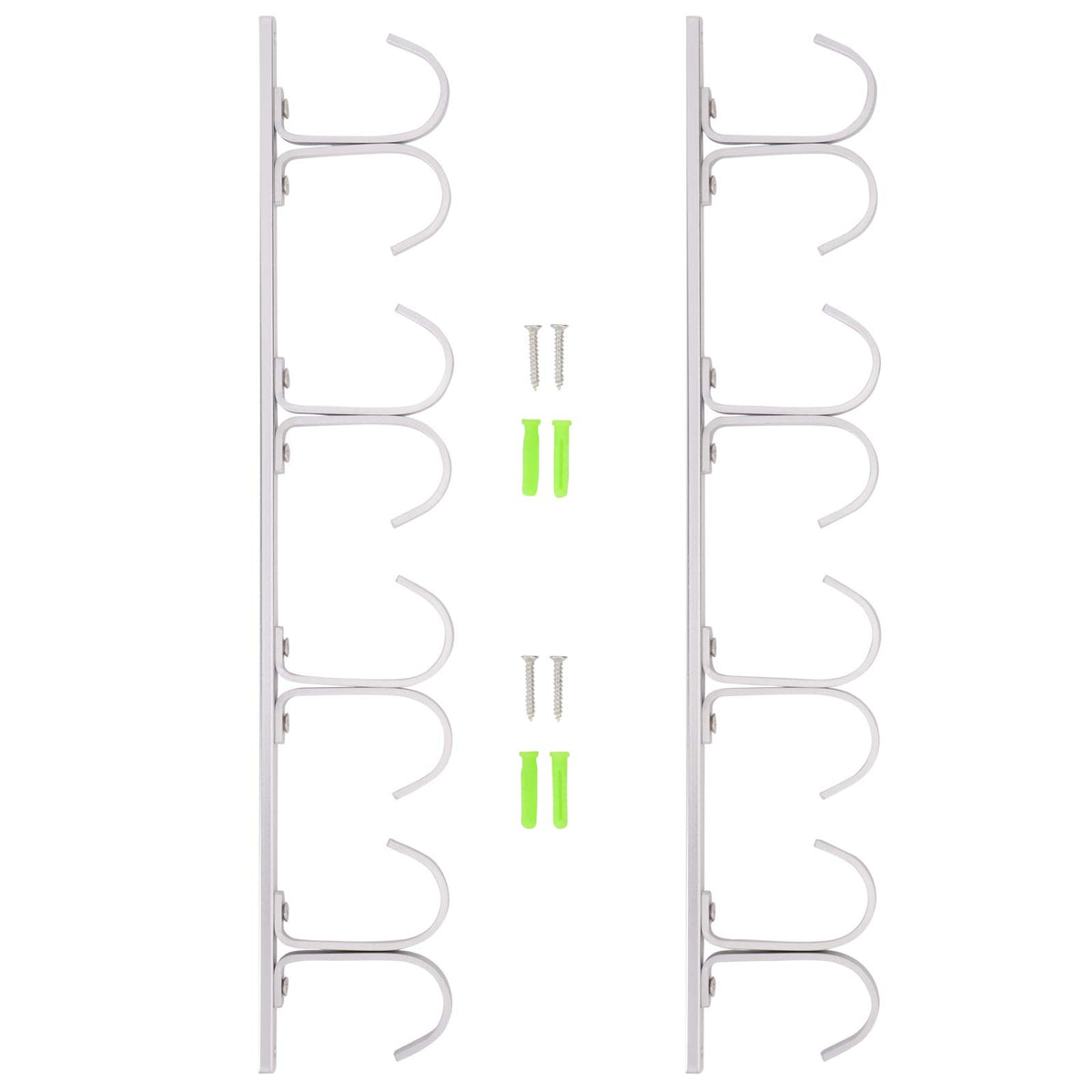 Lucausd 8-rod ceiling fishing rod rack mounted to ceiling