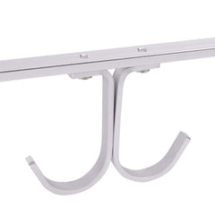 Garage or basement installation of Lucausd fishing rod ceiling rack with screws included