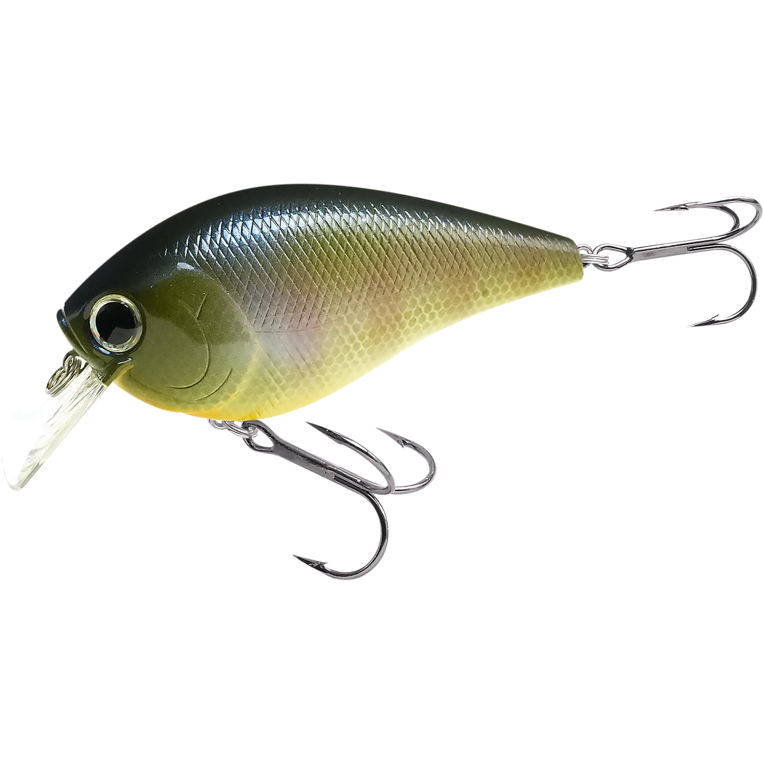 Lucky Craft LC 4.5 Silent Squarebill crankbait - full front view