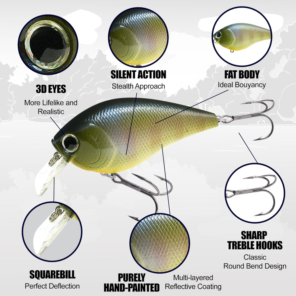 Close-up of VMC hooks on LC 4.5 Silent Squarebill