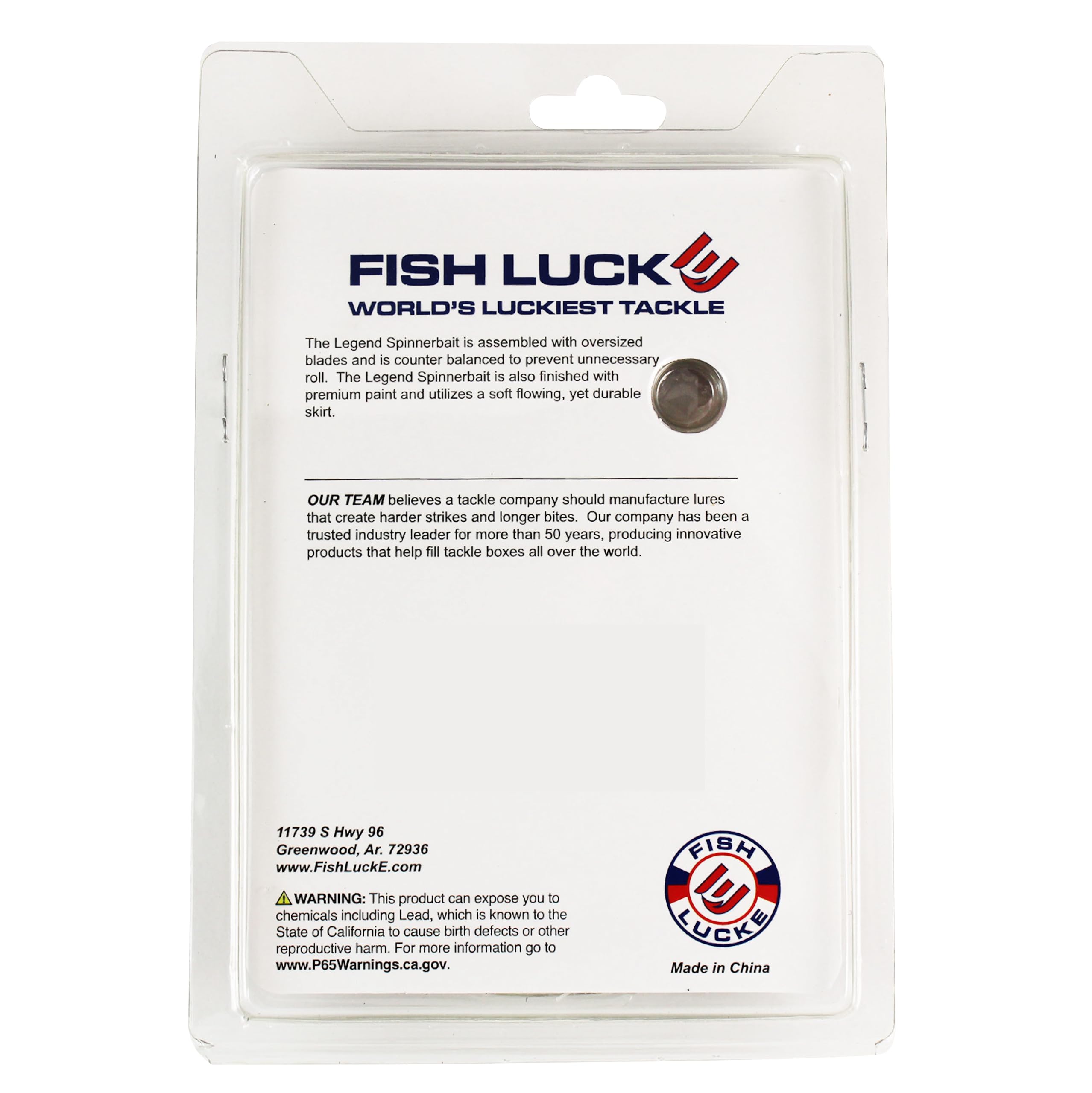Premium components and sharp hook maximize potential strike opportunities.