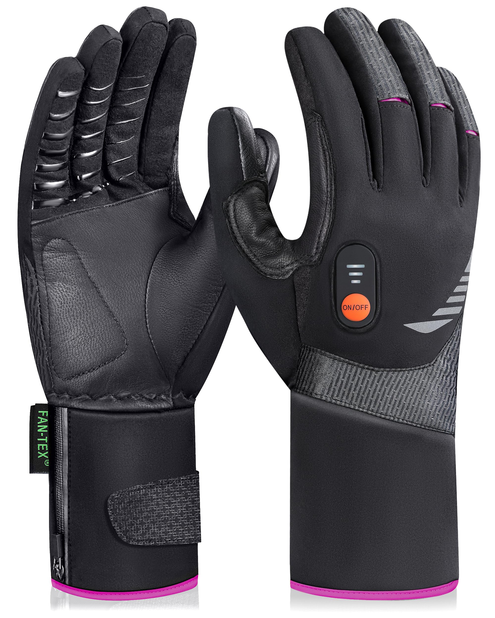 Luckcolor heated gloves provide full-coverage warmth across the back of hand and fingers in cold conditions.