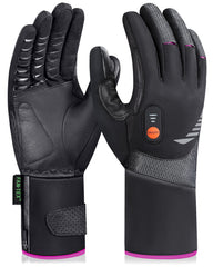 Luckcolor heated gloves with full-hand coverage deliver consistent warmth for winter hiking.