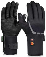 Luckcolor heated gloves with uniform heat distribution for consistent warmth on cold days