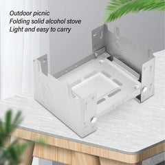 LUCKDANO folding stove in compact design saves space in your pack.