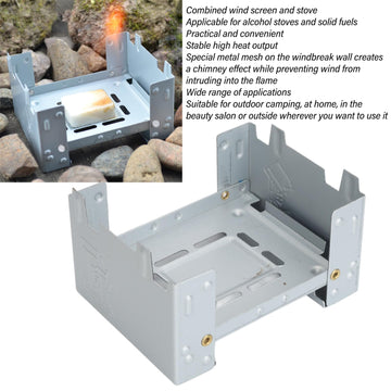LUCKDANO stove weighs about 100g, ideal for light backpacking meals.