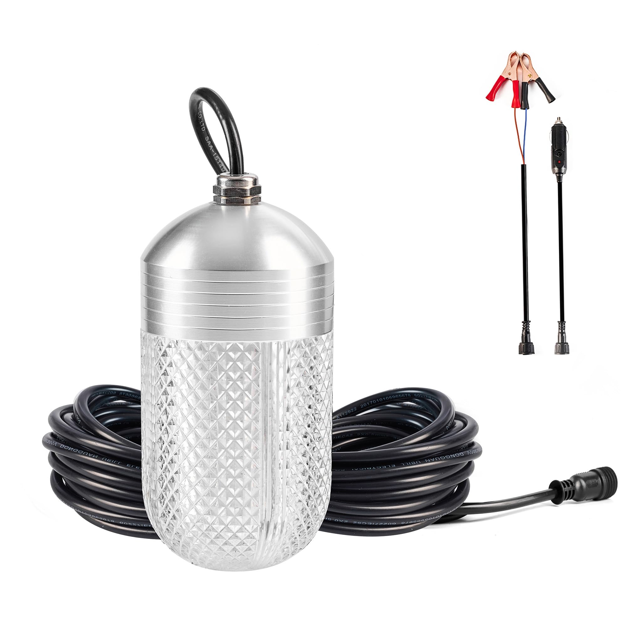 Luckerain underwater light 70W green illuminator for night fishing.