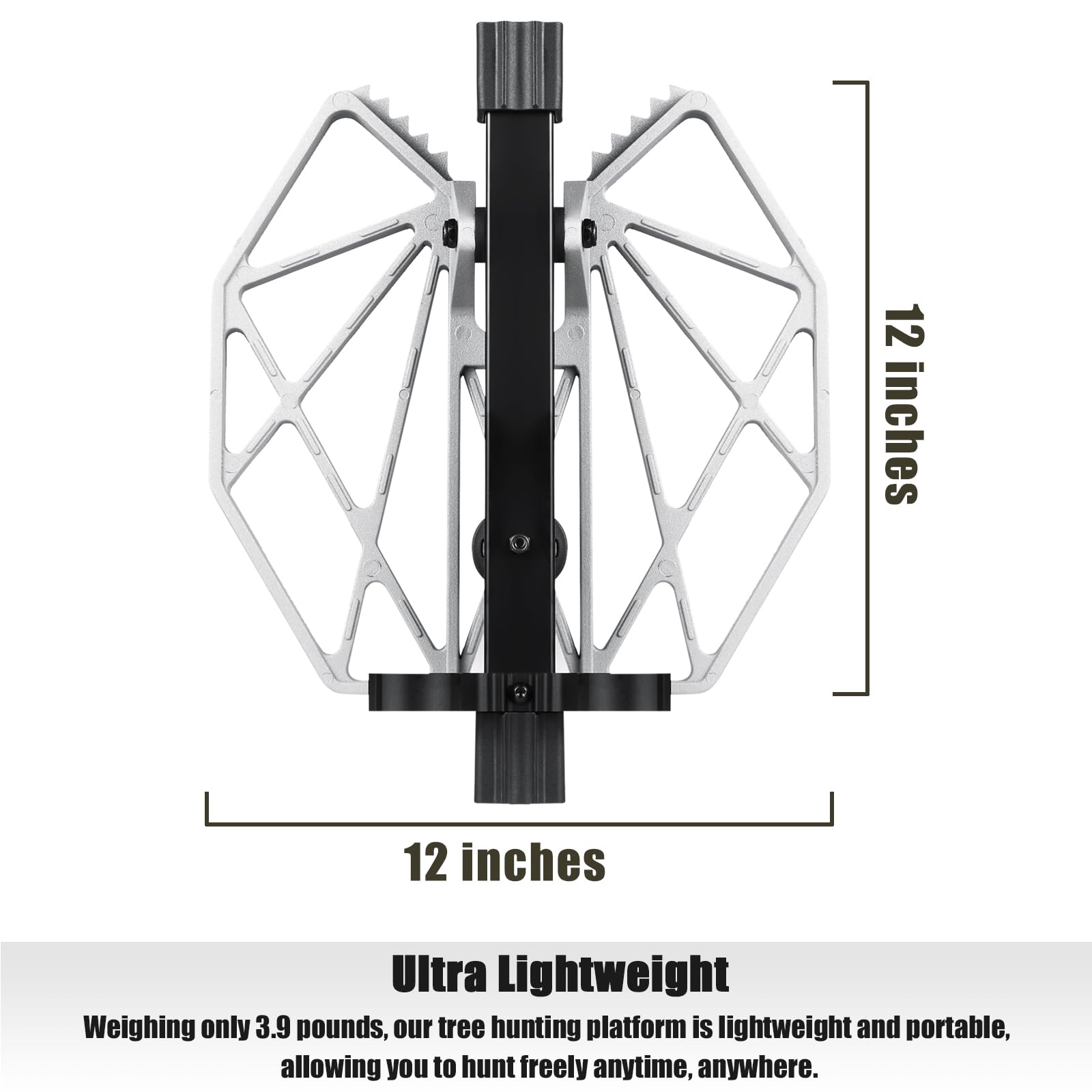 Lucky Clover saddle-platform standing-area-12x12 highlights secure traction for steady stands.