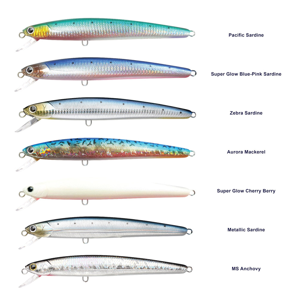 LUCKY CRAFT FlashMinnow 190SR corrosion-resistant hardware withstands saltwater