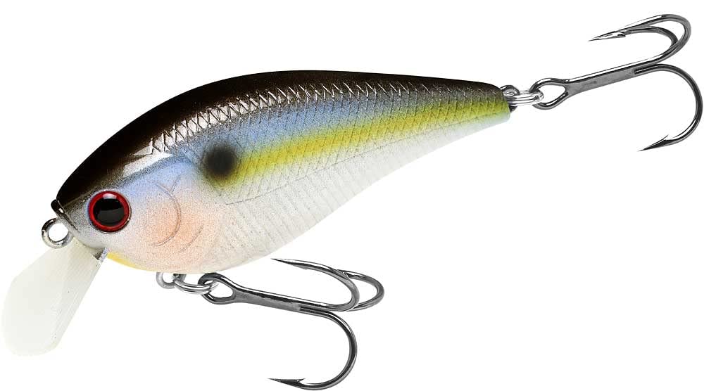 LUCKY CRAFT KJ Flat 1.5 183 Pearl Threadfin Shad lure profile
