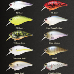 Lucky Craft LC 1.5 laser-finish detail highlighting lifelike appeal for freshwater fish.