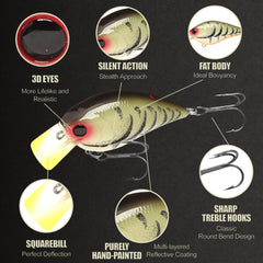 Lucky Craft LC 1.5 precision casting crankbait with realistic finish