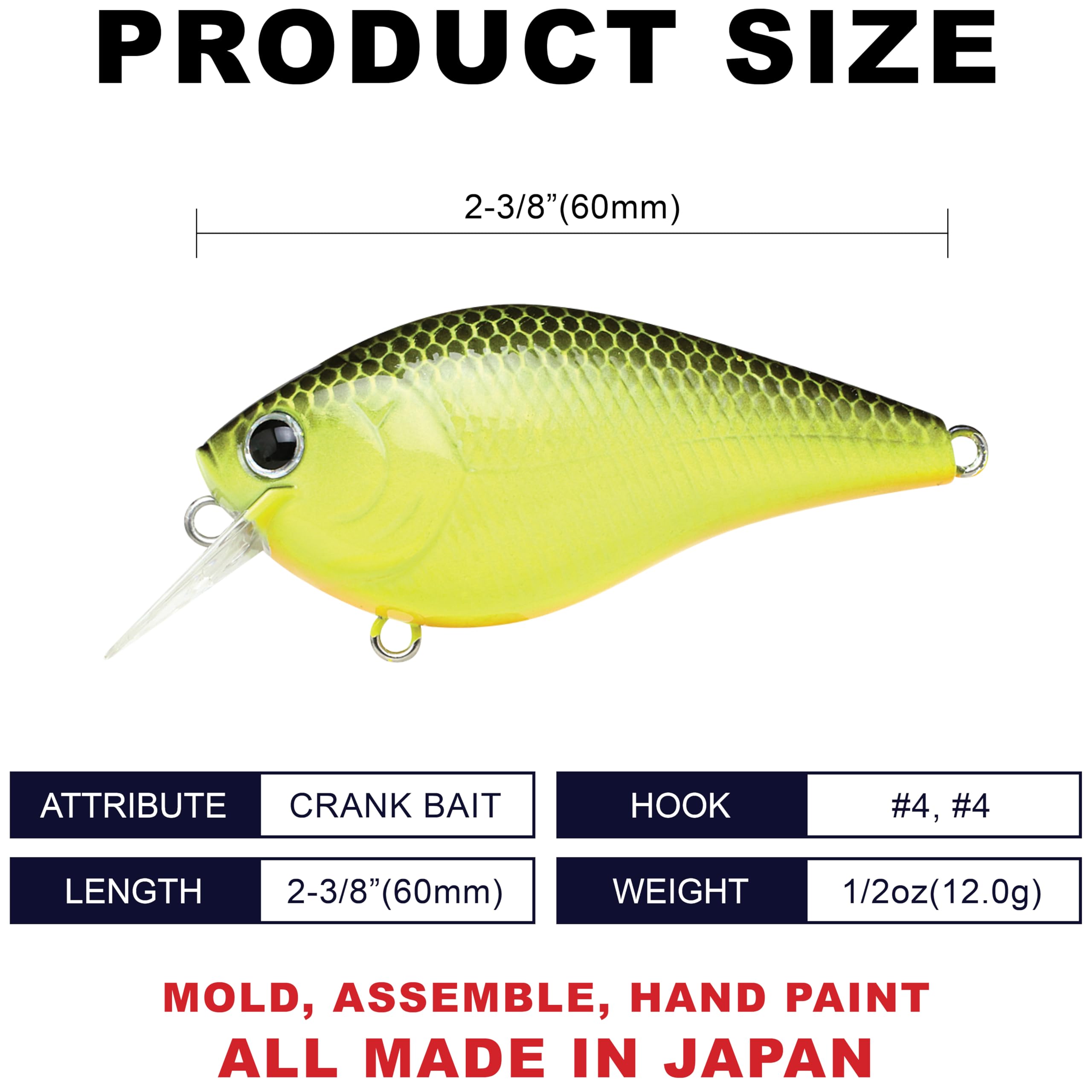 LC 1.5 silent crankbait squarebill in water - action shot