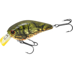 LUCKY CRAFT LC 1.5 silent crankbait profile for shallow water bass fishing.