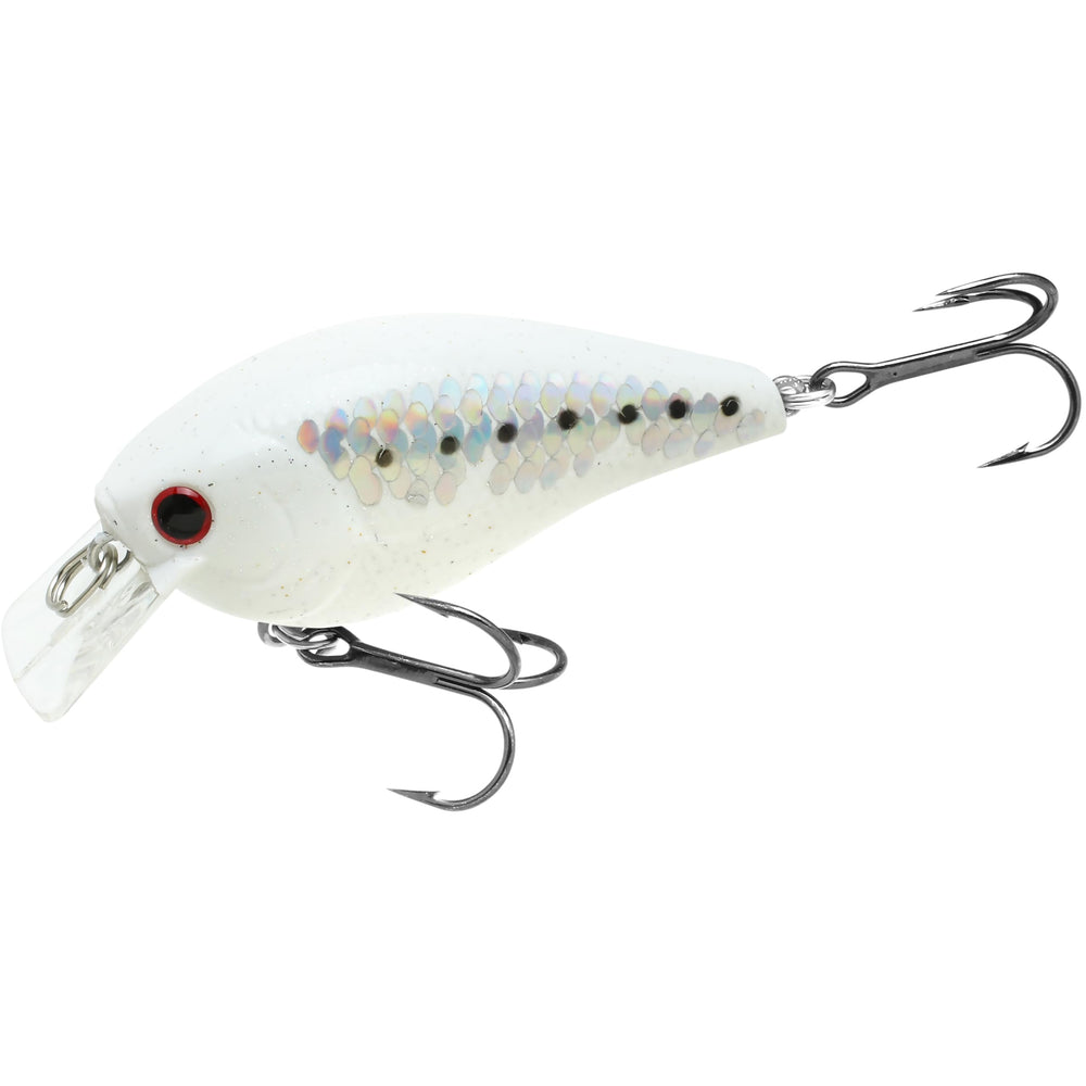 Lucky Craft LC-1.5 silent crankbait squarebill delivers tight wobble for precise rock and cover deflection.