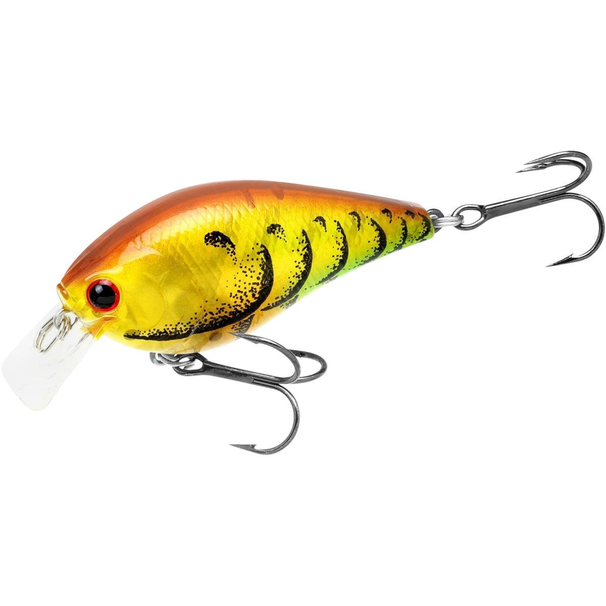 LUCKY CRAFT LC 1.5 silent crankbait top view with compact action for shallow water