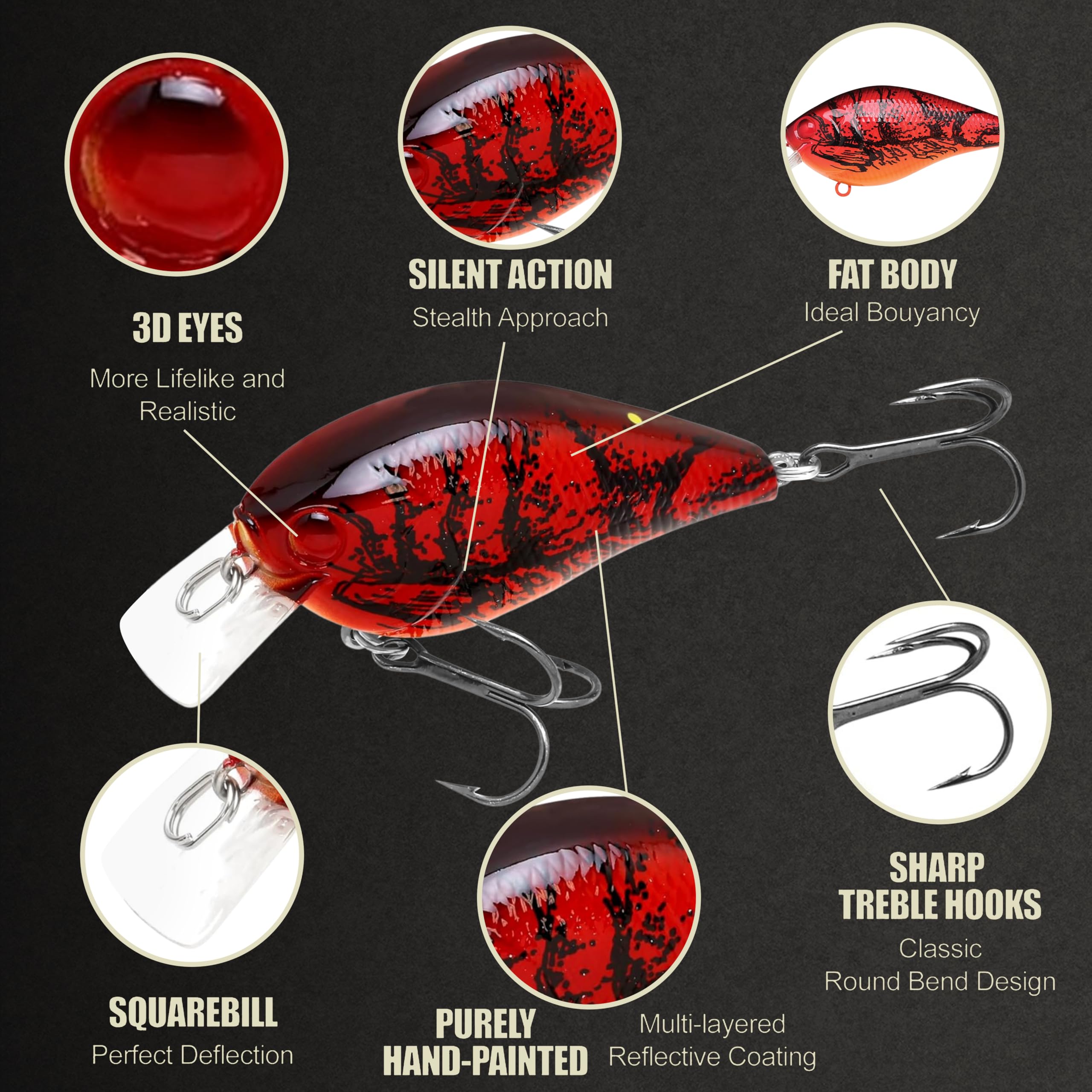 LUCKY CRAFT LC 1.5 Silent Crankbait underwater action during retrieve
