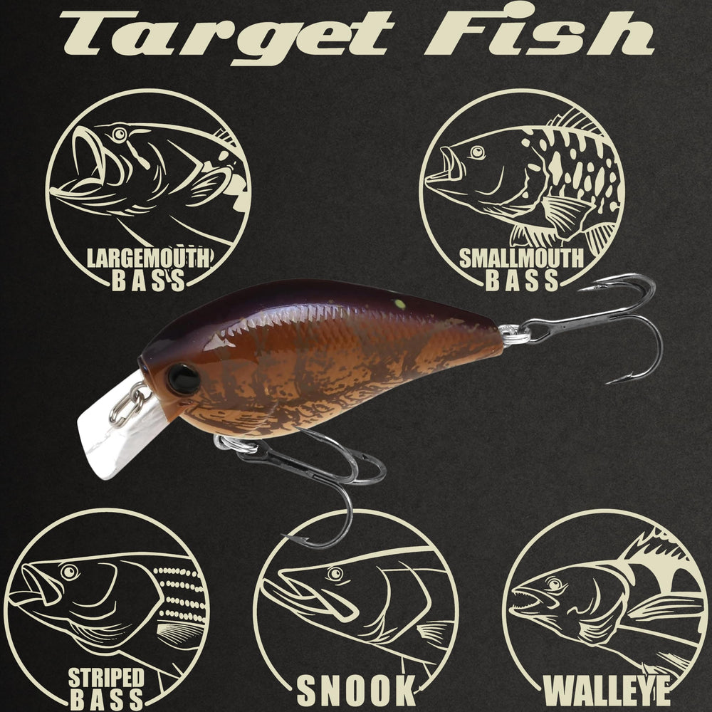 Lucky Craft LC 1.5 treble hooks close-up showing durability and sharpness for strong strikes.