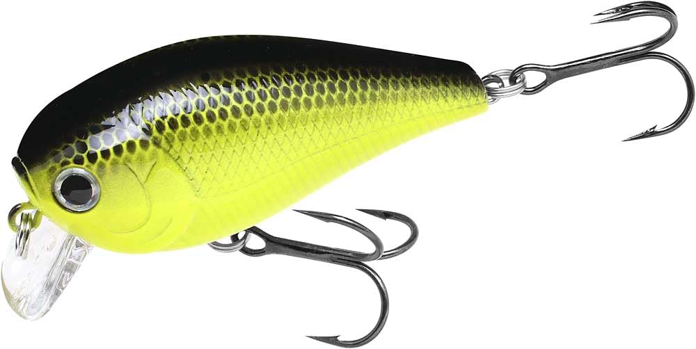 LUCKY CRAFT LC 1.5SSR front view lure designed for surface wobble and bass attraction.