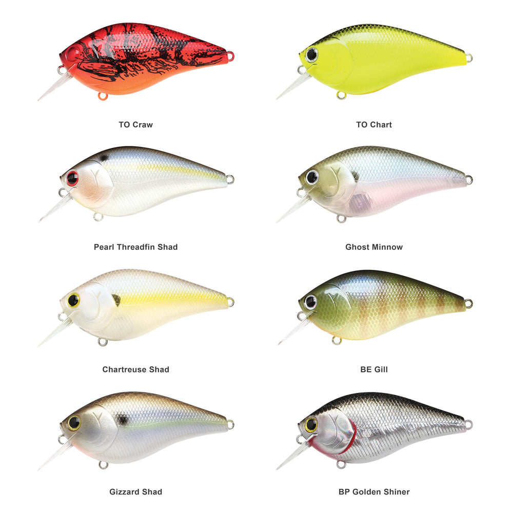 Close-up of laser-sharp hooks on LC 2.5 Silent Crankbait