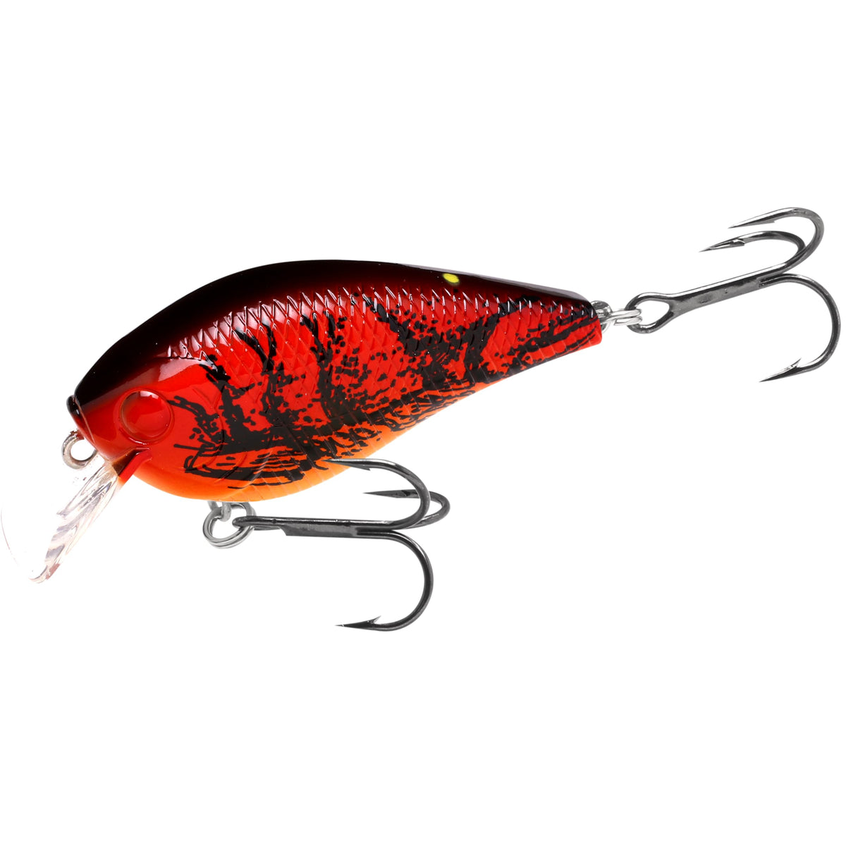 Lucky Craft LC DRS squarebill close-up showcases deep rattle for bass attraction.