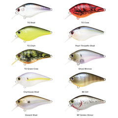 Premium finish with 3D gills and treble hooks on LC1-5