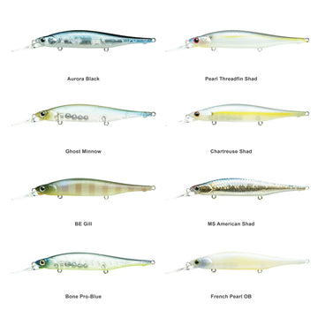 LUCKY CRAFT Lightning Pointer 100DD close-up reveals sharp treble hooks