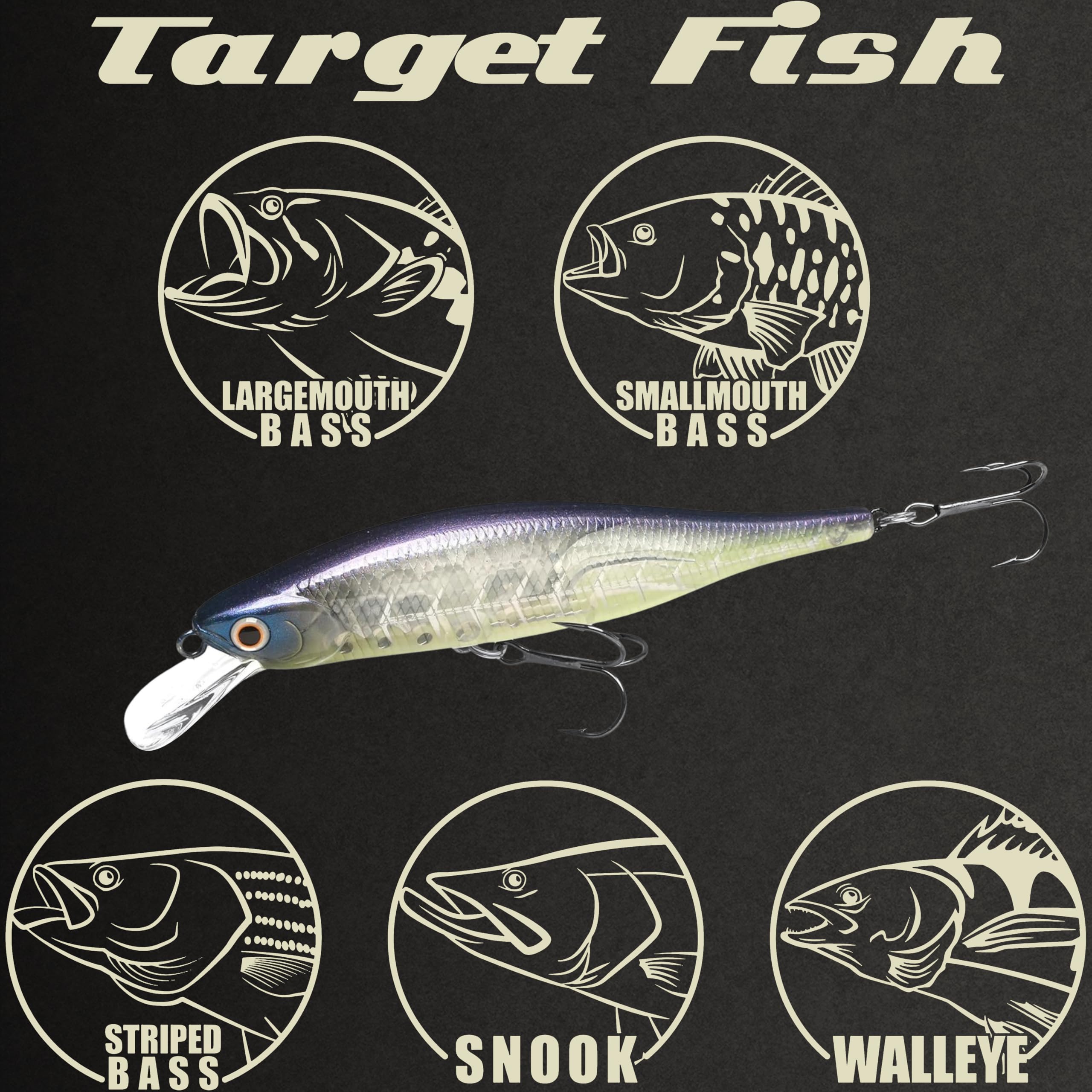 LUCKY CRAFT Lightning Pointer 98XR Japanese finish signals premium craftsmanship and color fidelity.