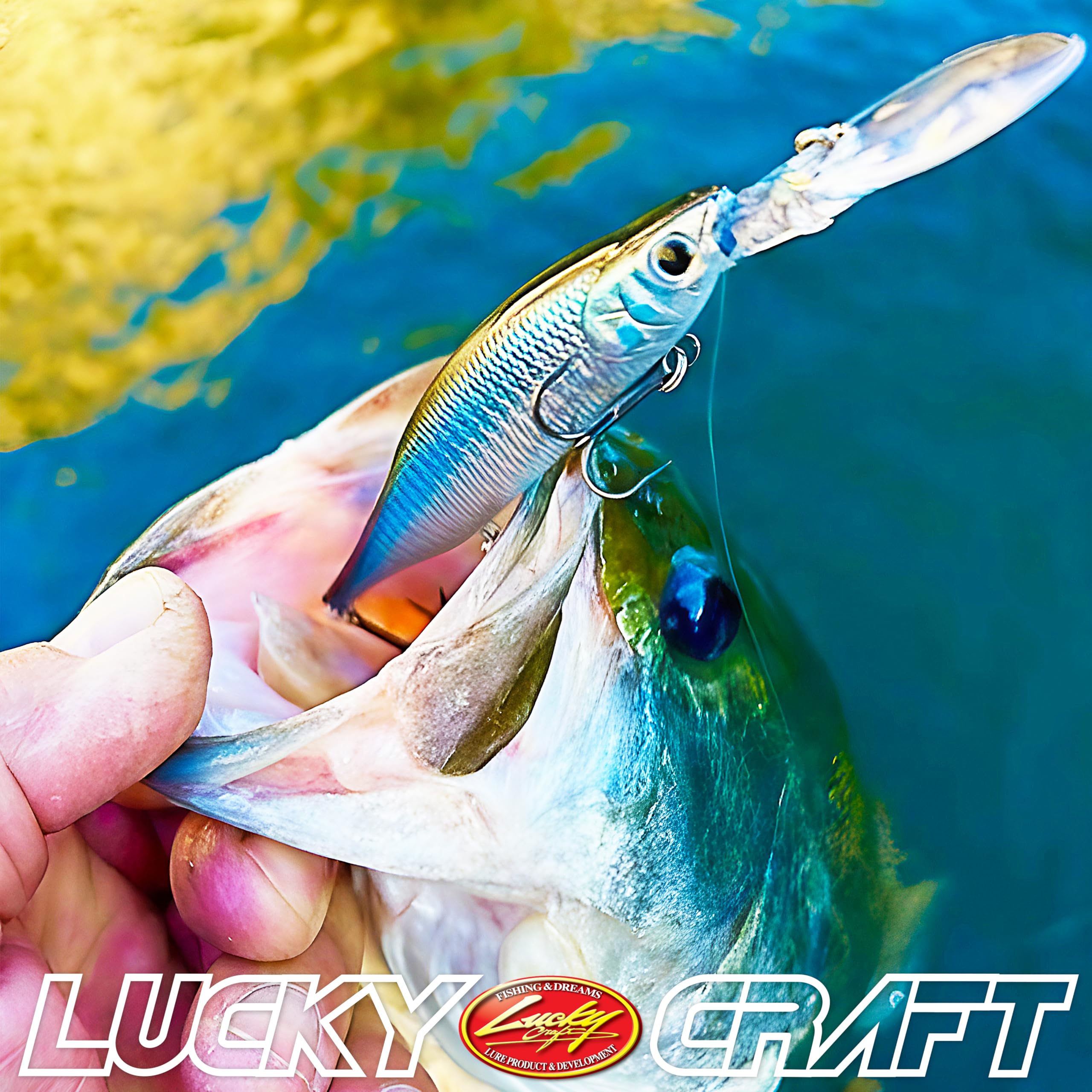 LUCKY CRAFT acabado pintado a mano realista y atractivo