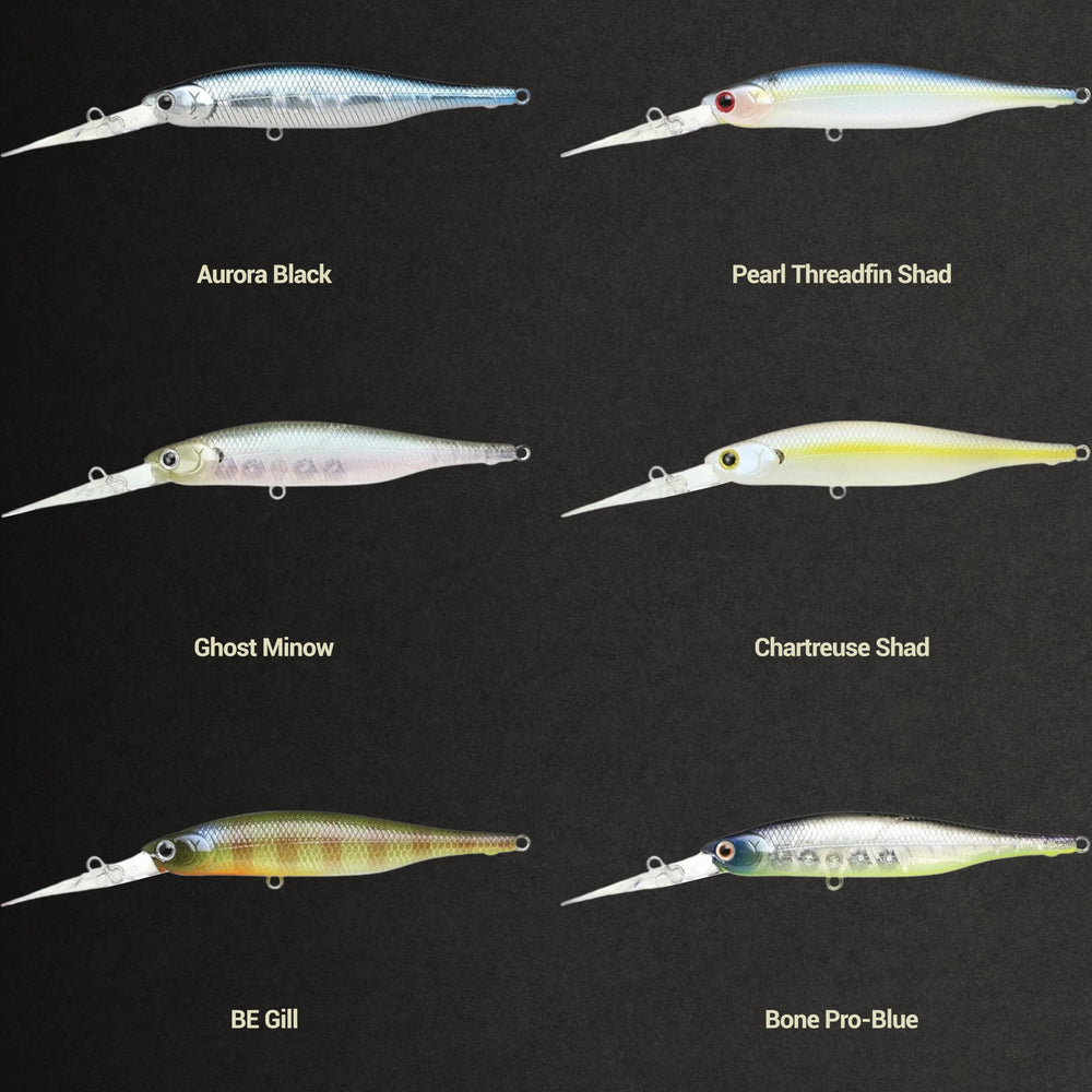 Lucky Craft Lightning Staysee two ultra-sharp hooks offer reliable hooksets