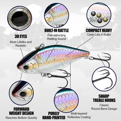 LUCKY CRAFT LV-150 compact profile aids shallow-water bass setups