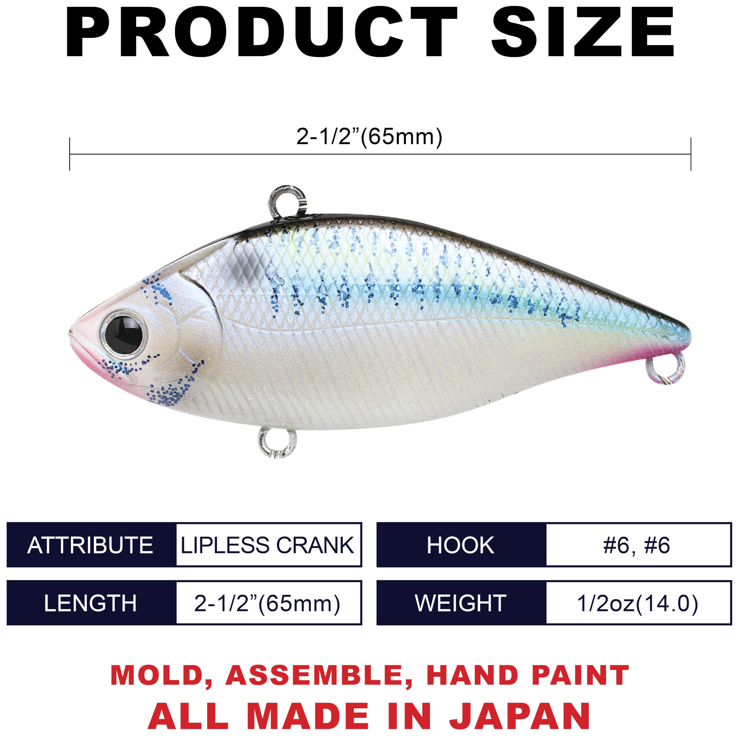LV-150 bass lure showing loud vibration in freshwater conditions.