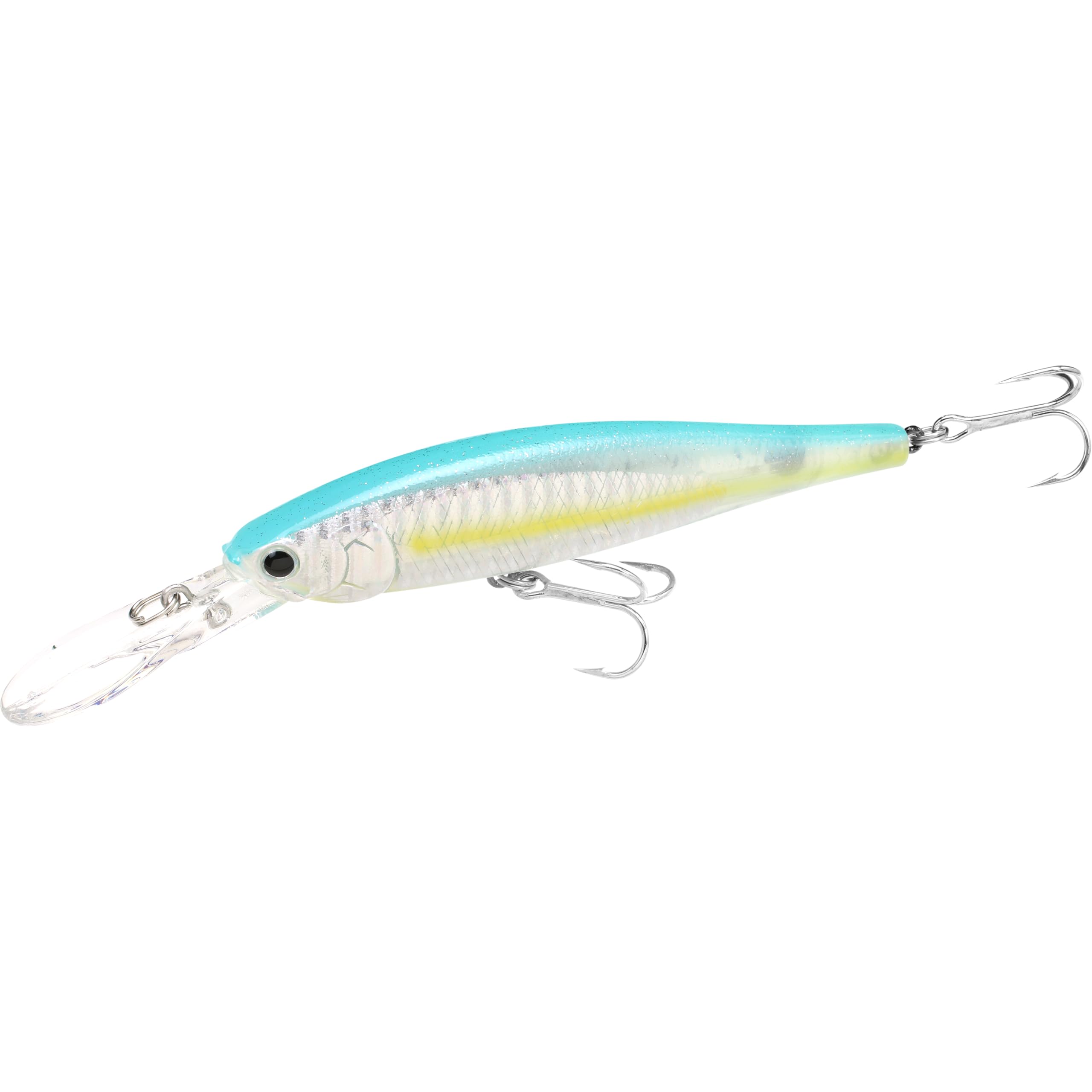 LUCKY CRAFT Pointer 100DD 4-inch deep-diving jerkbait in Sexy Smelt color