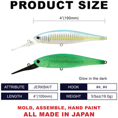 Pointer 100DD lure shown with built-in rattle chamber
