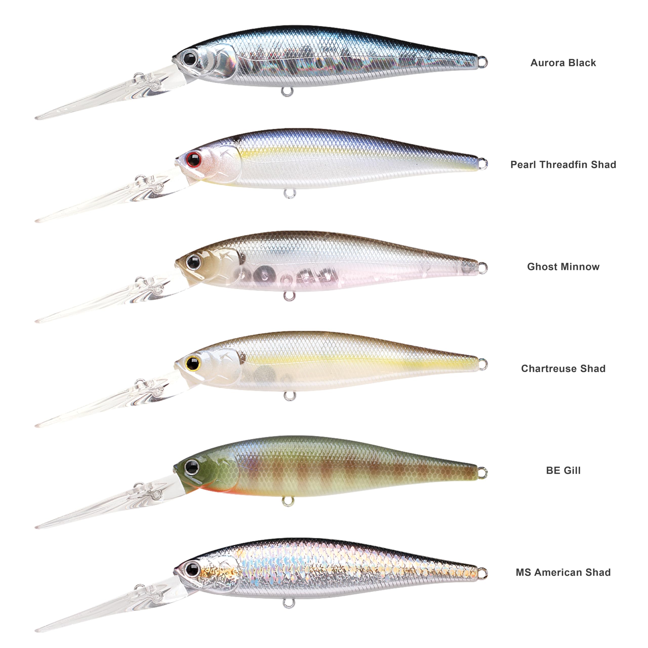 Lucky Craft Pointer 100XD aurora black weight transfer enables long casts