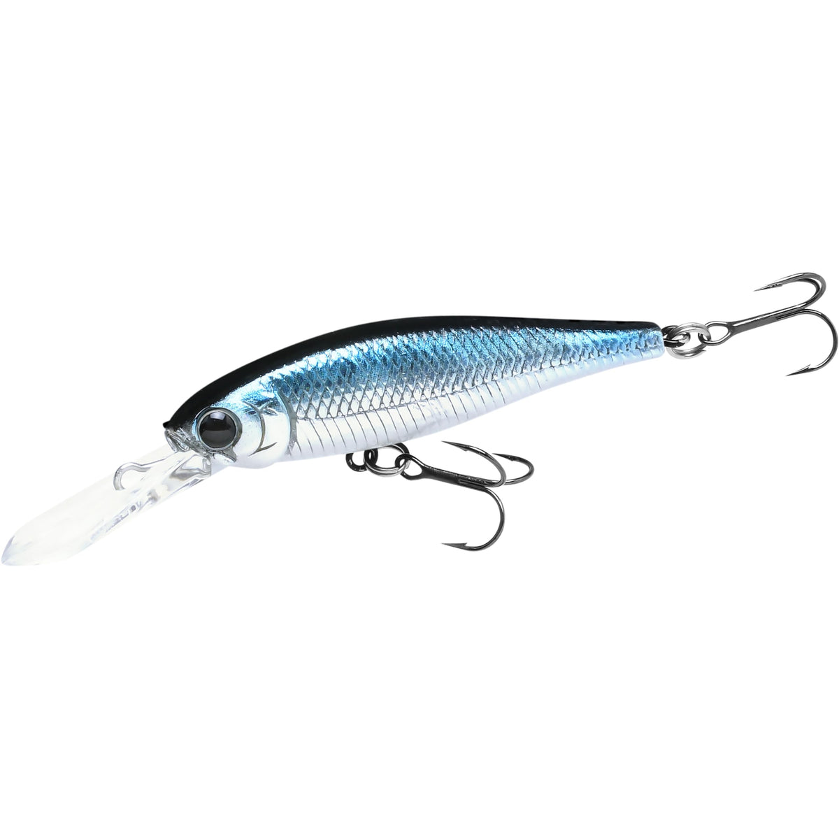 Lucky Craft Pointer 48DD Aurora Black close-up