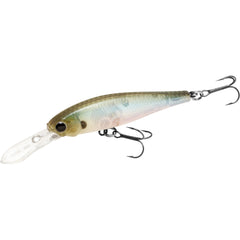 LUCKY CRAFT Pointer 48DD Ghost Minnow lure close-up with realistic finish
