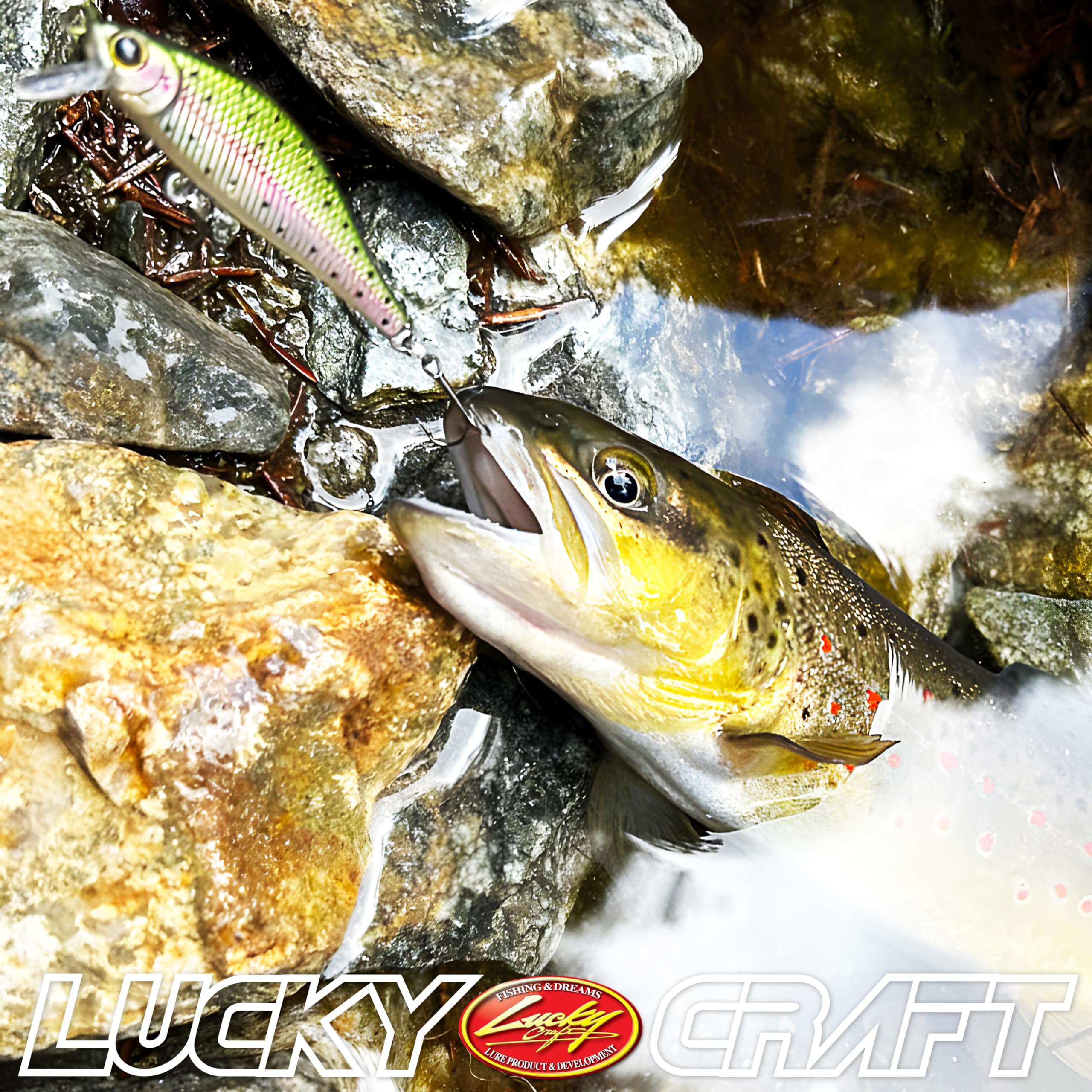 LUCKY CRAFT Pointer 50S precise lip design enables lifelike swims.