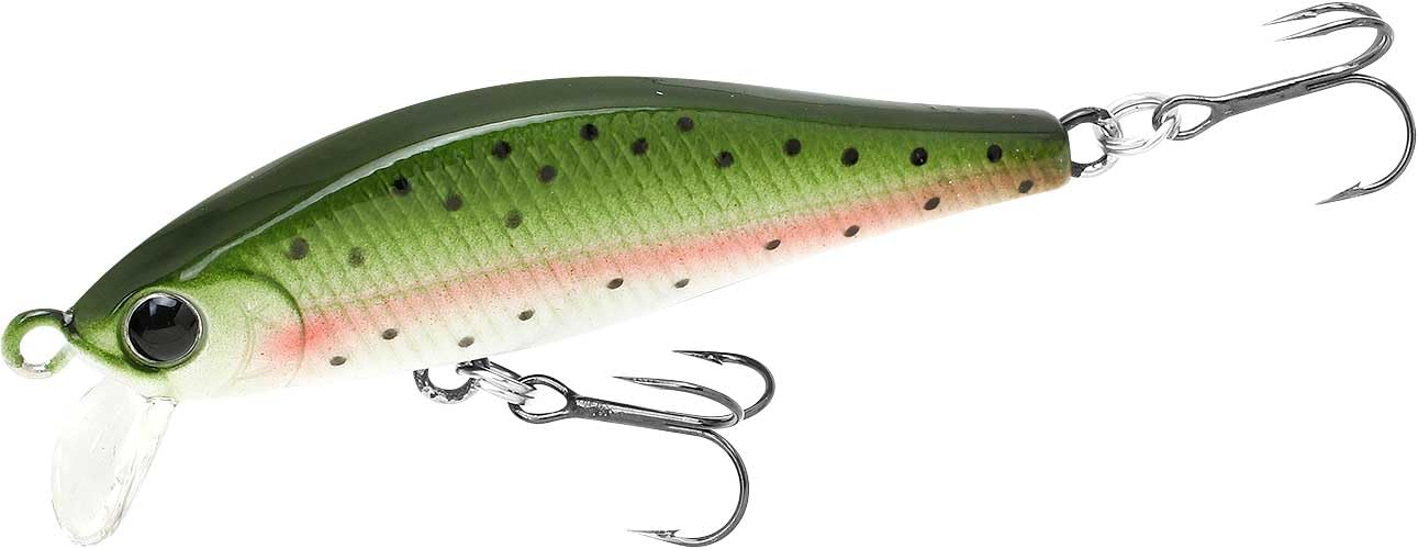 LUCKY CRAFT Pointer 50S rainbow-trout finish glides stealthily for trout in rivers.