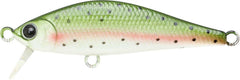LUCKY CRAFT Pointer 50S sinking action shown to entice strikes in deeper pools.