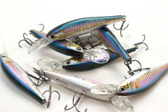 Lucky Craft Pointer 78DD American Shad color offers lifelike shading for bass lure realism.