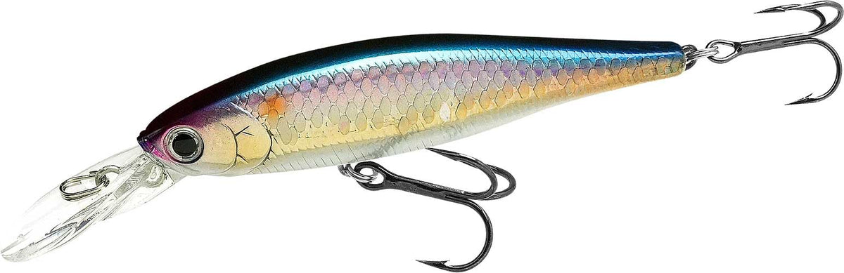 Lucky Craft Pointer 78DD jerk bait in action with precise casting and bass-enticing vibrations.