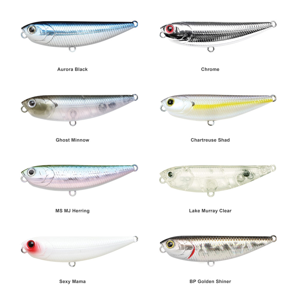 LUCKY CRAFT Sammy 65 compact lure for lakes with pressure and smaller forage.