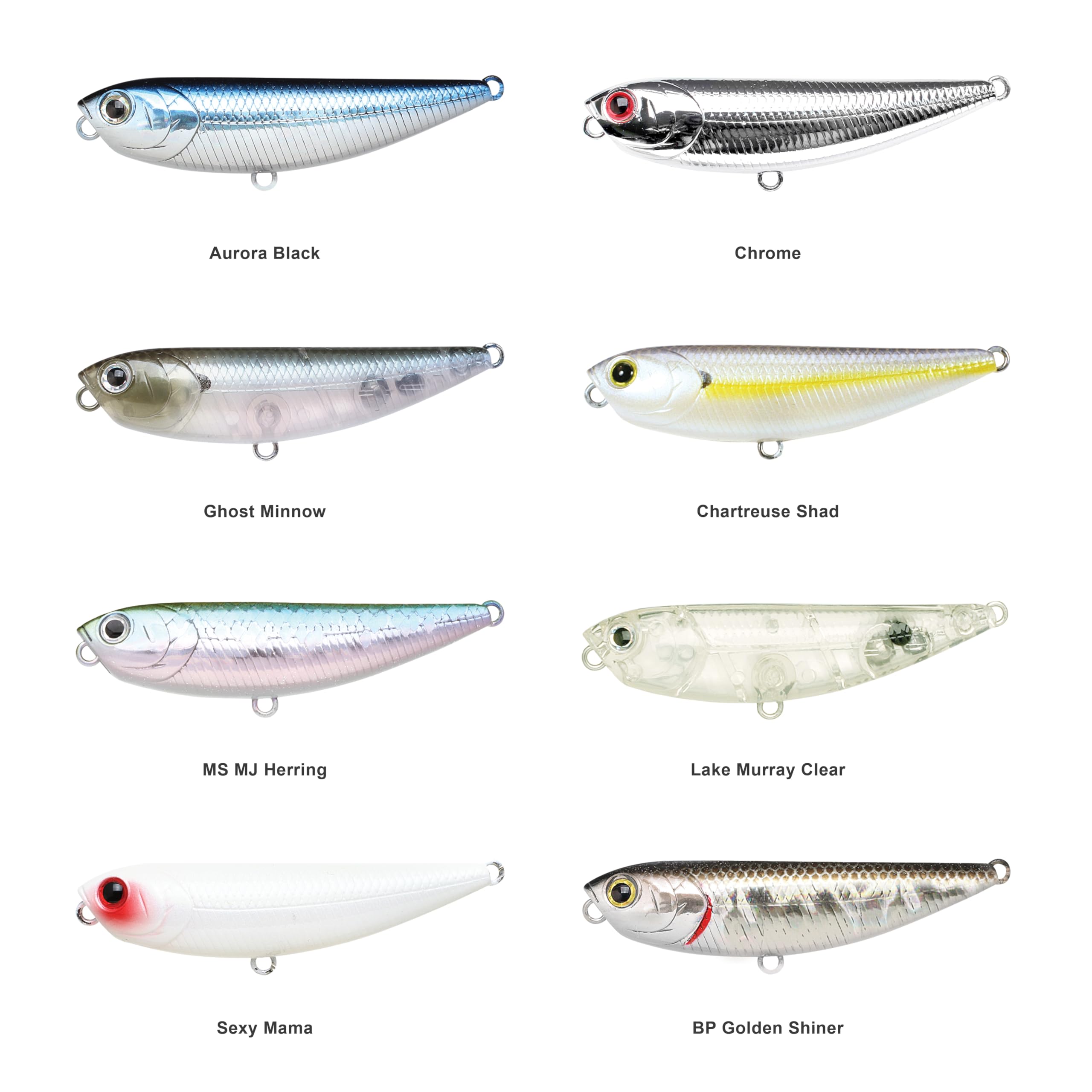 Lucky Craft Sammy 65 internal rattles trigger surface strikes with noise.