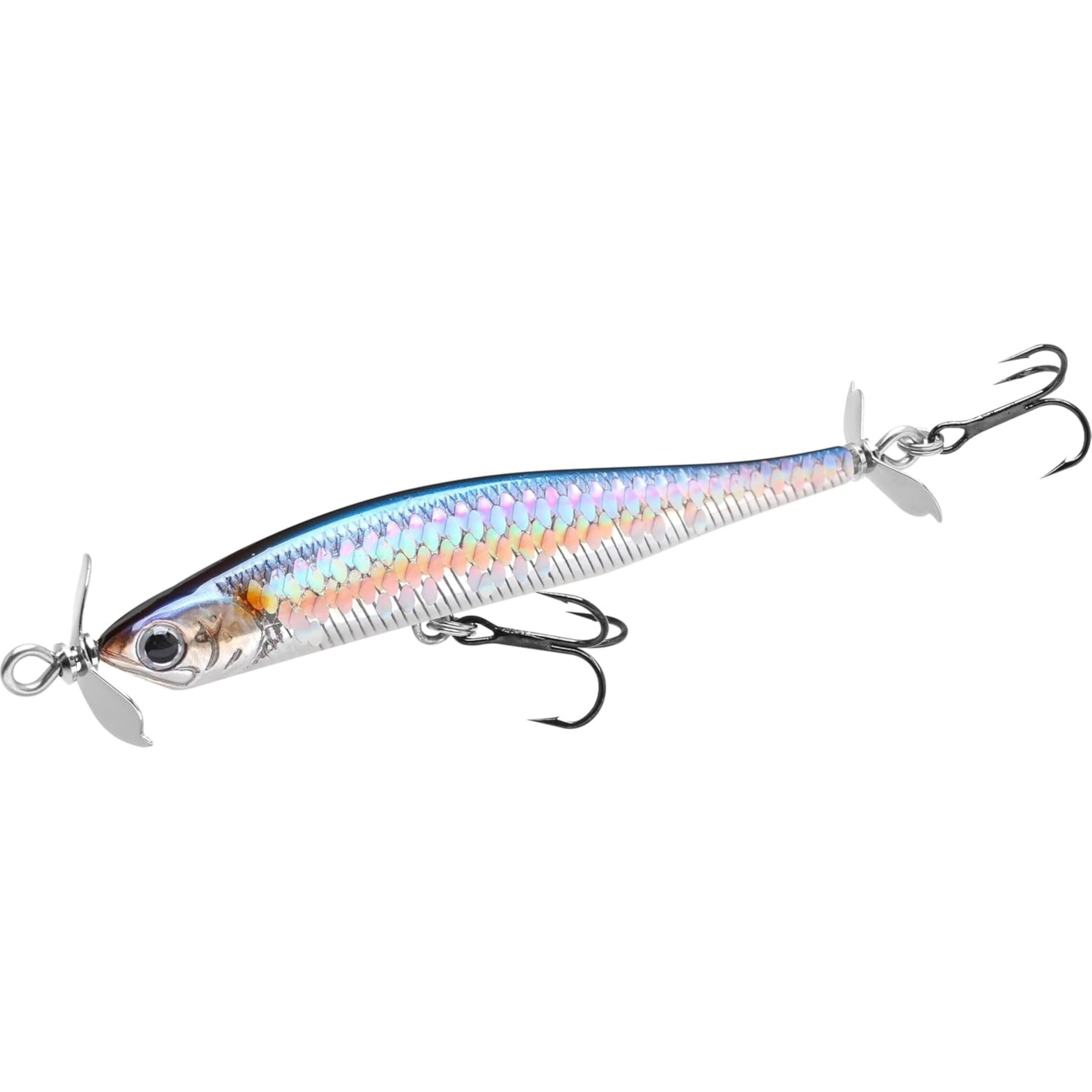 LUCKY CRAFT Screw Pointer 80-270 MS in American Shad with lifelike baitfish action for bass.