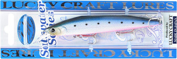 Inshore saltwater fishing with Surf Pointer 115MR near rocky shoreline