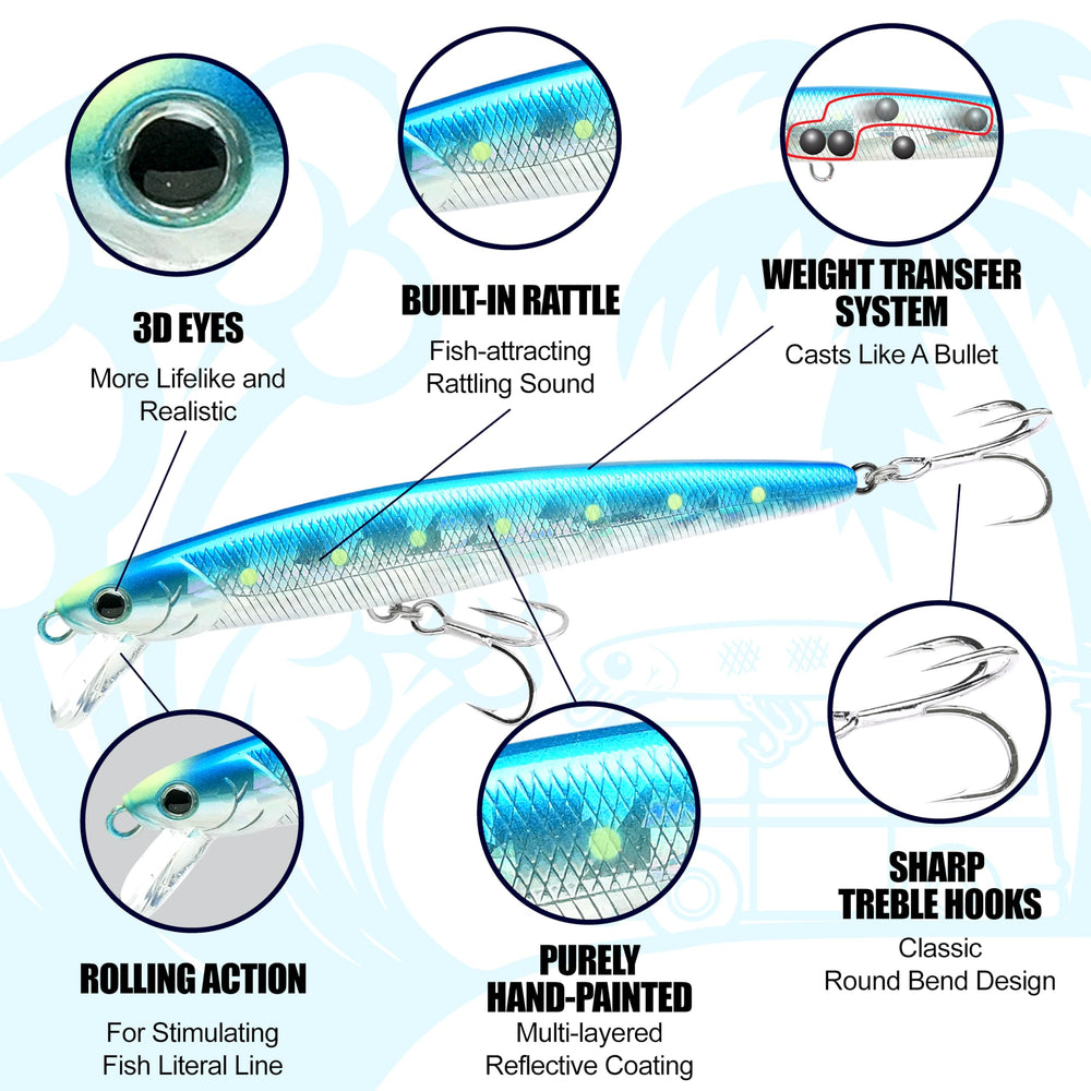 SW-FM130MR-711CRBY Flash Minnow 130MR Cherry Berry color