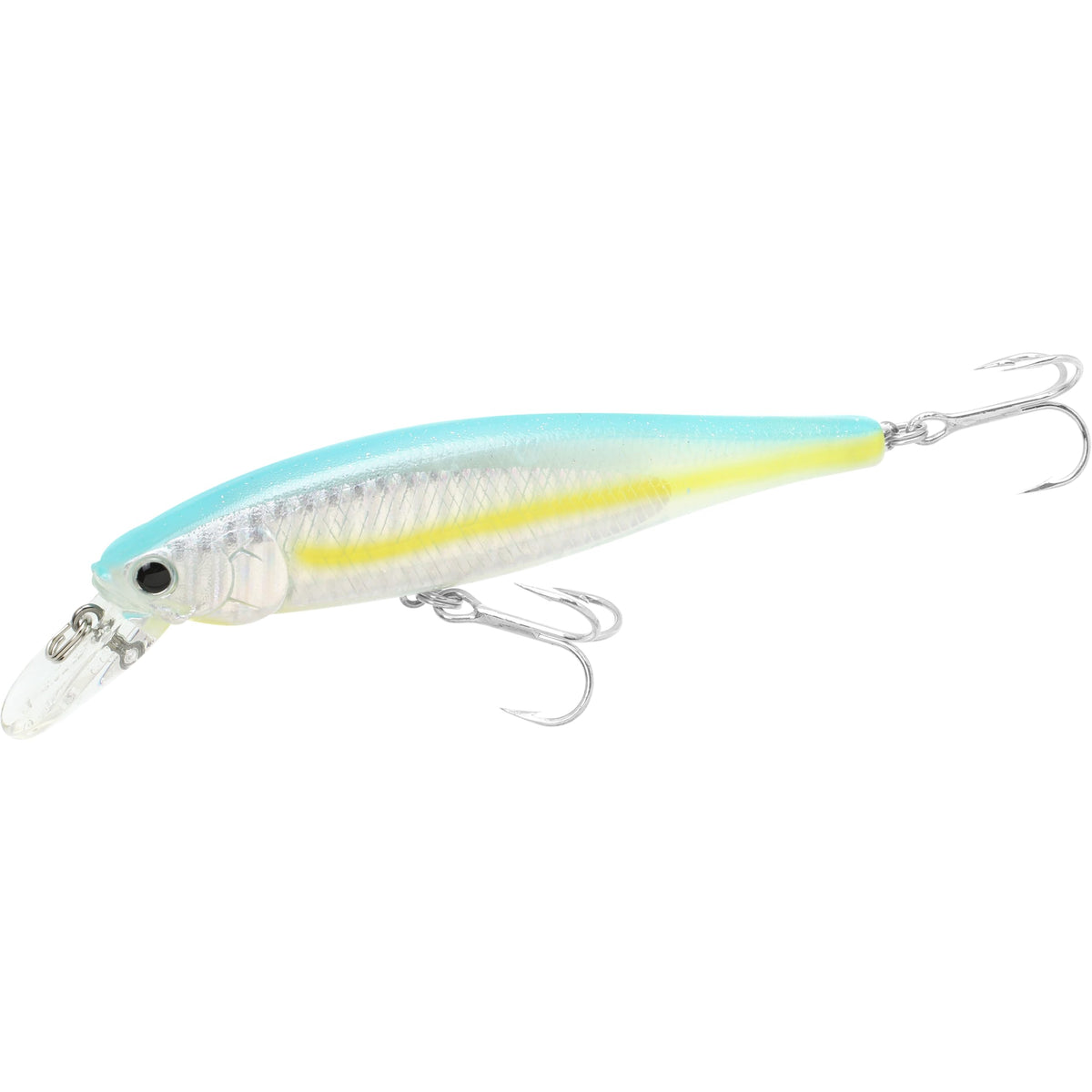 Lucky Craft SW Pointer 100S front view shows slender profile for long casts.